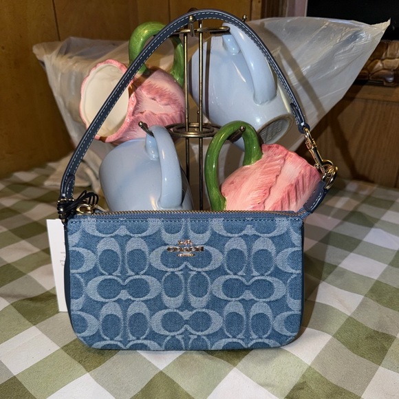 Coach Handbags - NWT coach denim nolita 19